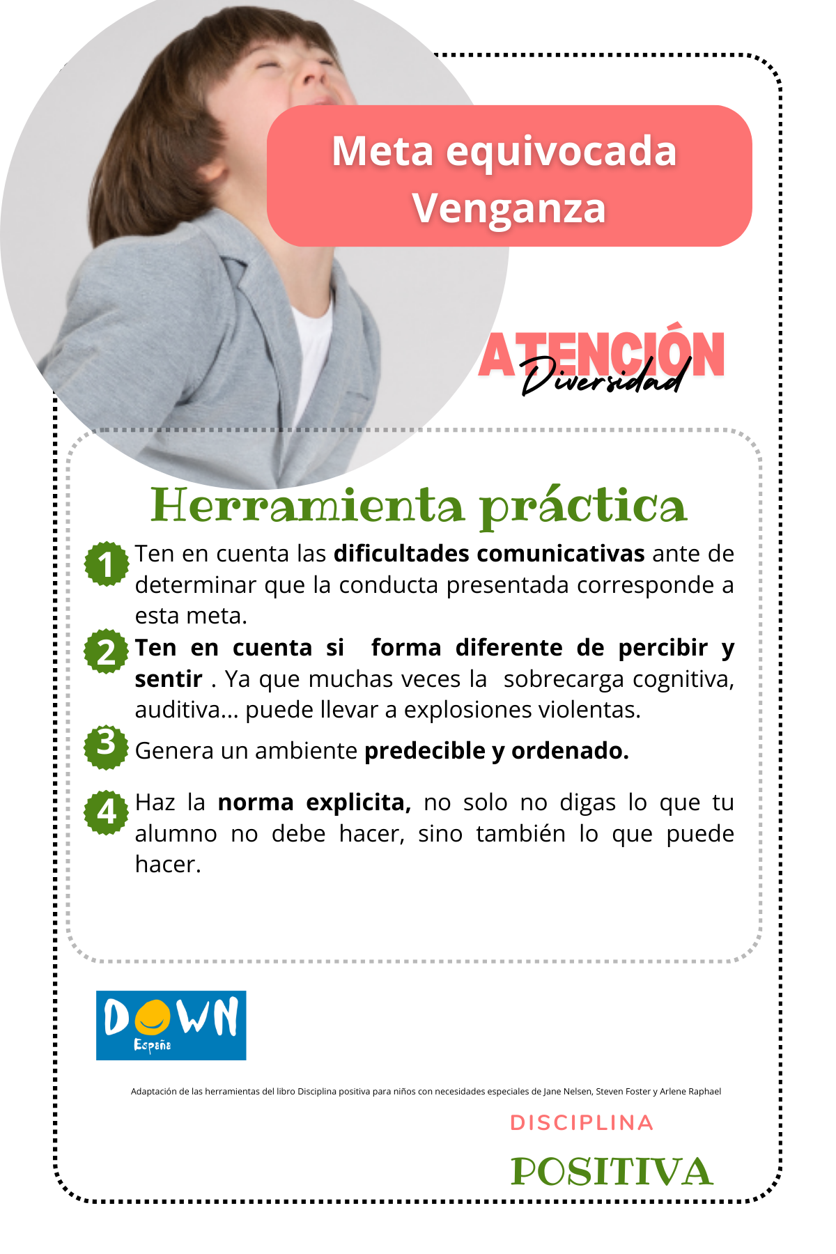 Tarjeta la meta equivocada la venganza