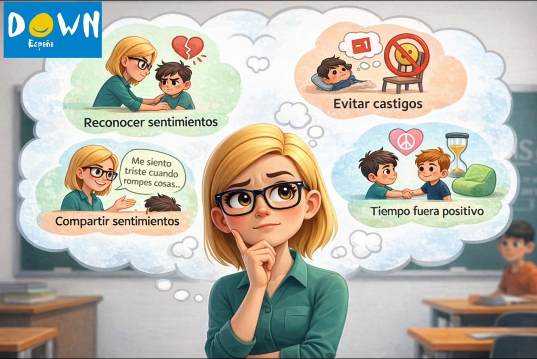 Profesora pensando en las herramienta de la meta equivocada la Venganza 