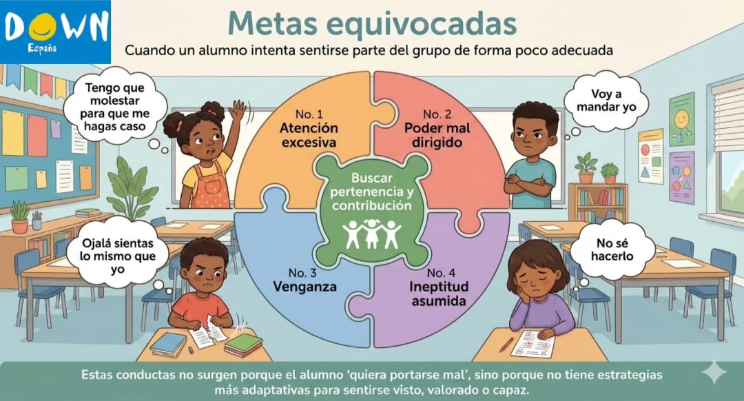 Imagen de la 4 metas equivocadas de la disciplina positiva